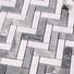 Heng Xing gray carrara mosaic tile factory for bathroom