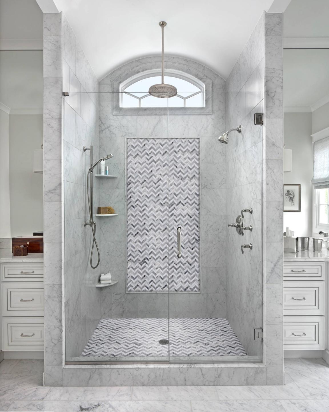 Heng Xing white marble glass mosaic tile design for living room-6