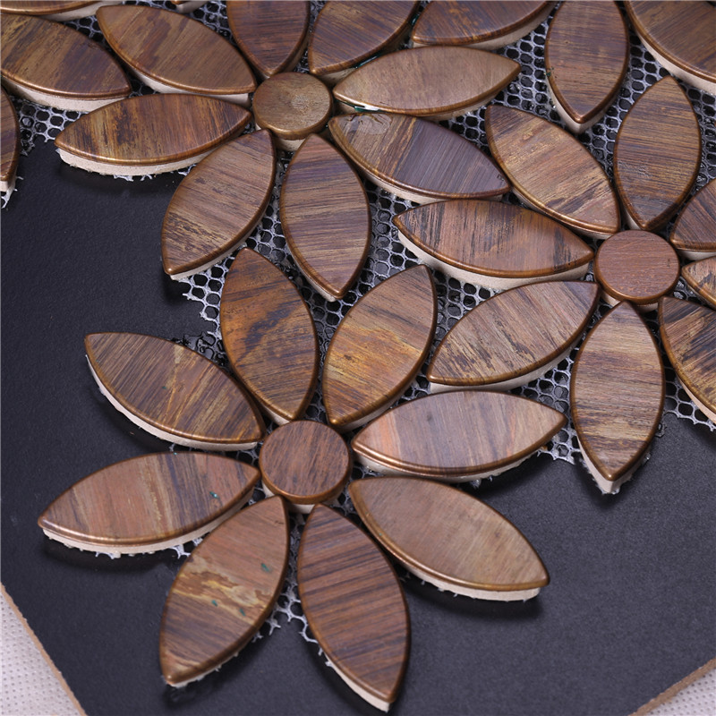 Decorative Flower Pattern Copper Tile for Wall