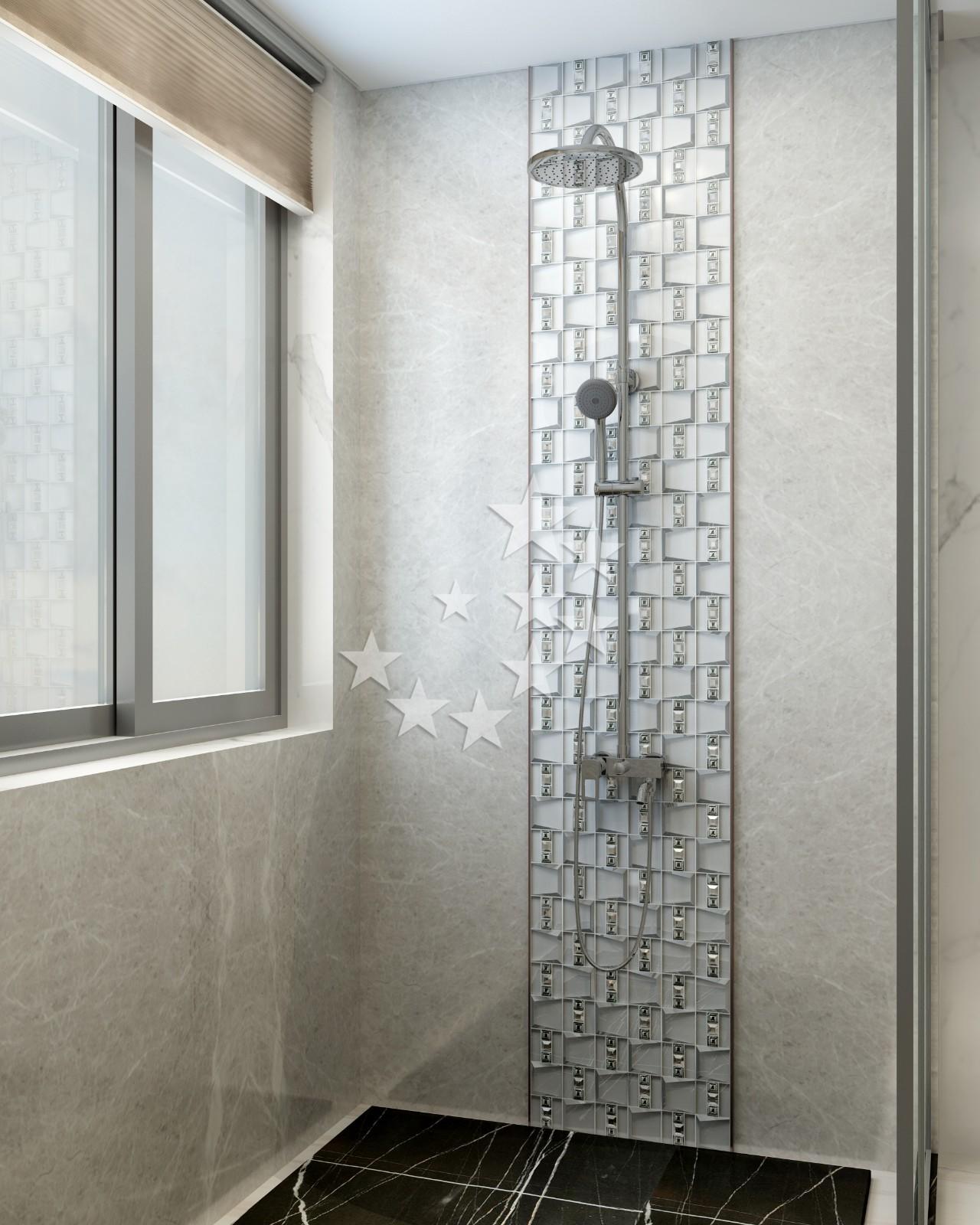 3x3 glass subway tile aluminum personalized for villa-6
