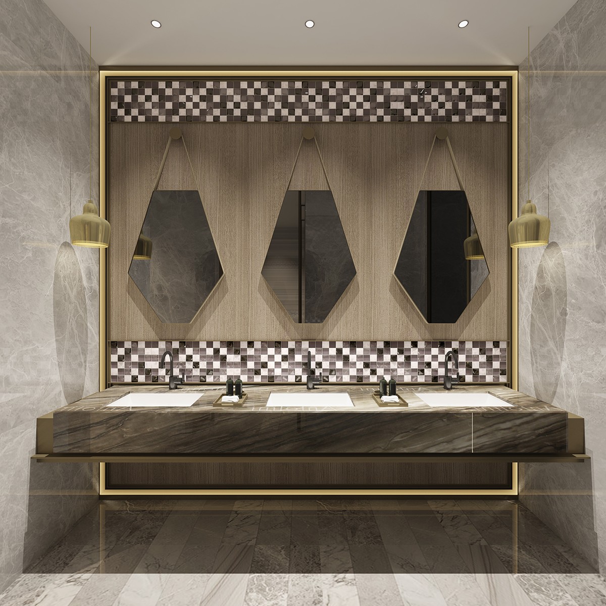 Heng Xing hdt04 slate mosaic tile factory for bathroom-9