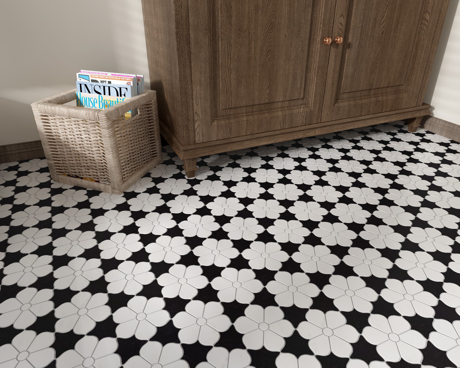 Heng Xing beveling mosaic floor tiles Supply for villa-8