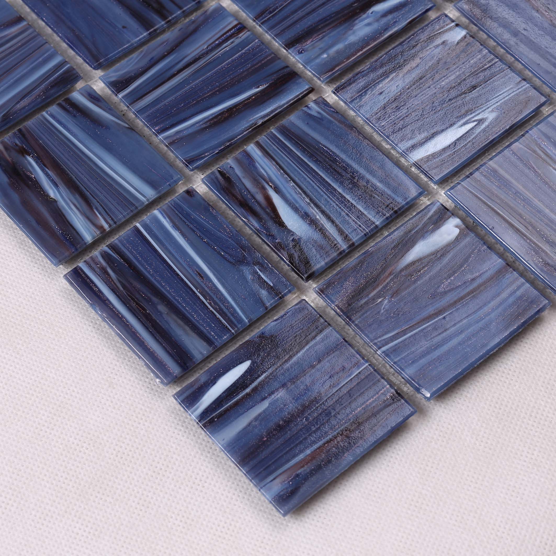 Golden Line Antislip Purple Swimming Pool Tiles NE766