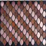 Heng Xing rose brown glass mosaic tile factory for restuarant
