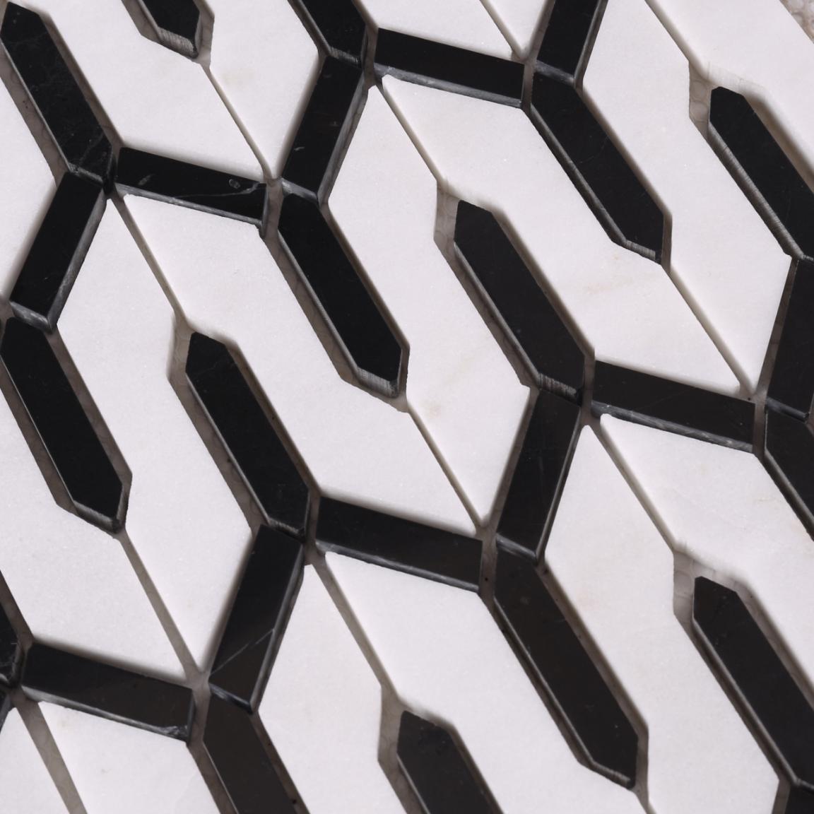 Heng Xing black decorative mosaic tiles design for kitchen-4