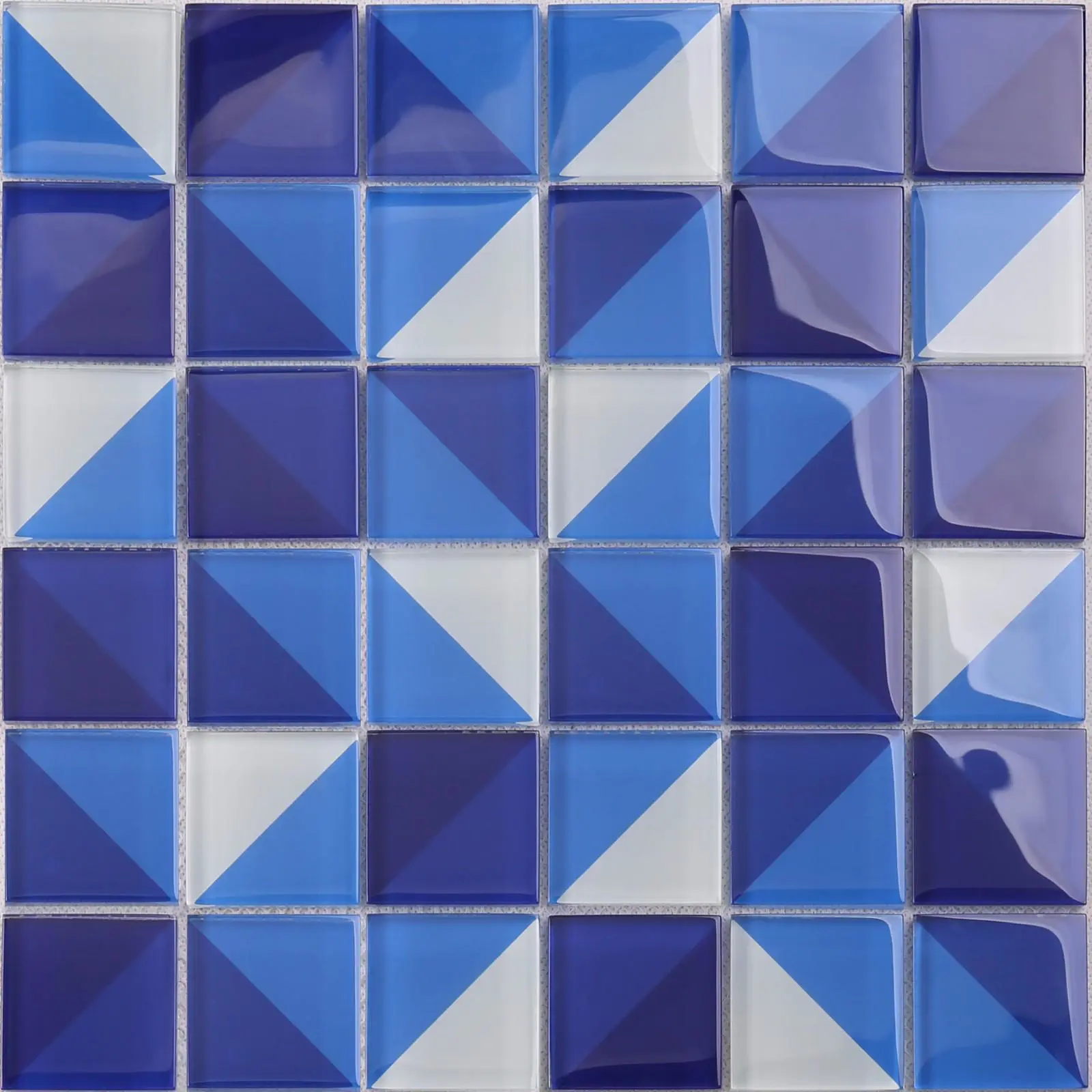 surround blue water pool mosaics waterline supplier for spa