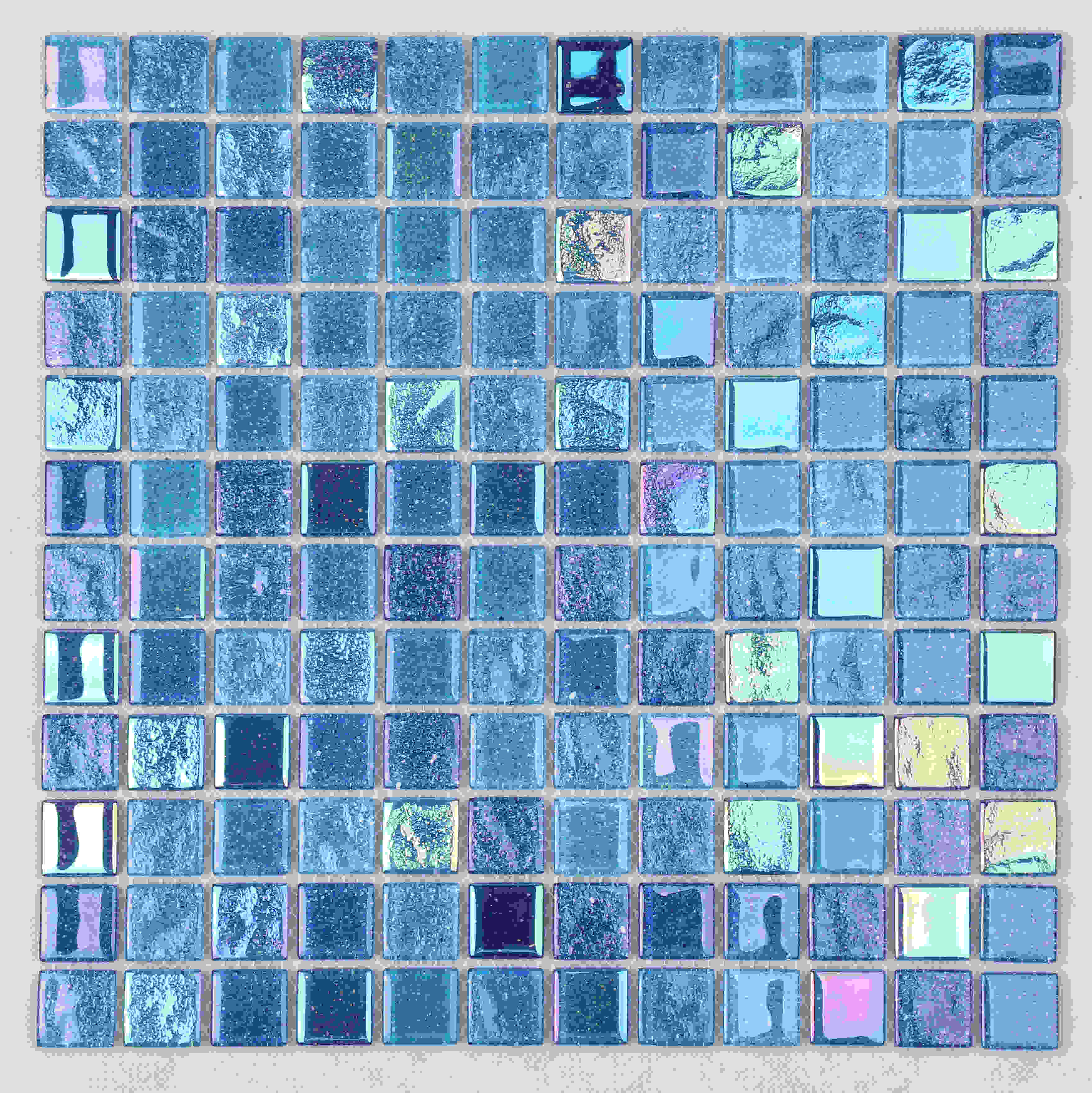 Blue Rainbow Color Swimming Pool Tile HXK01- A