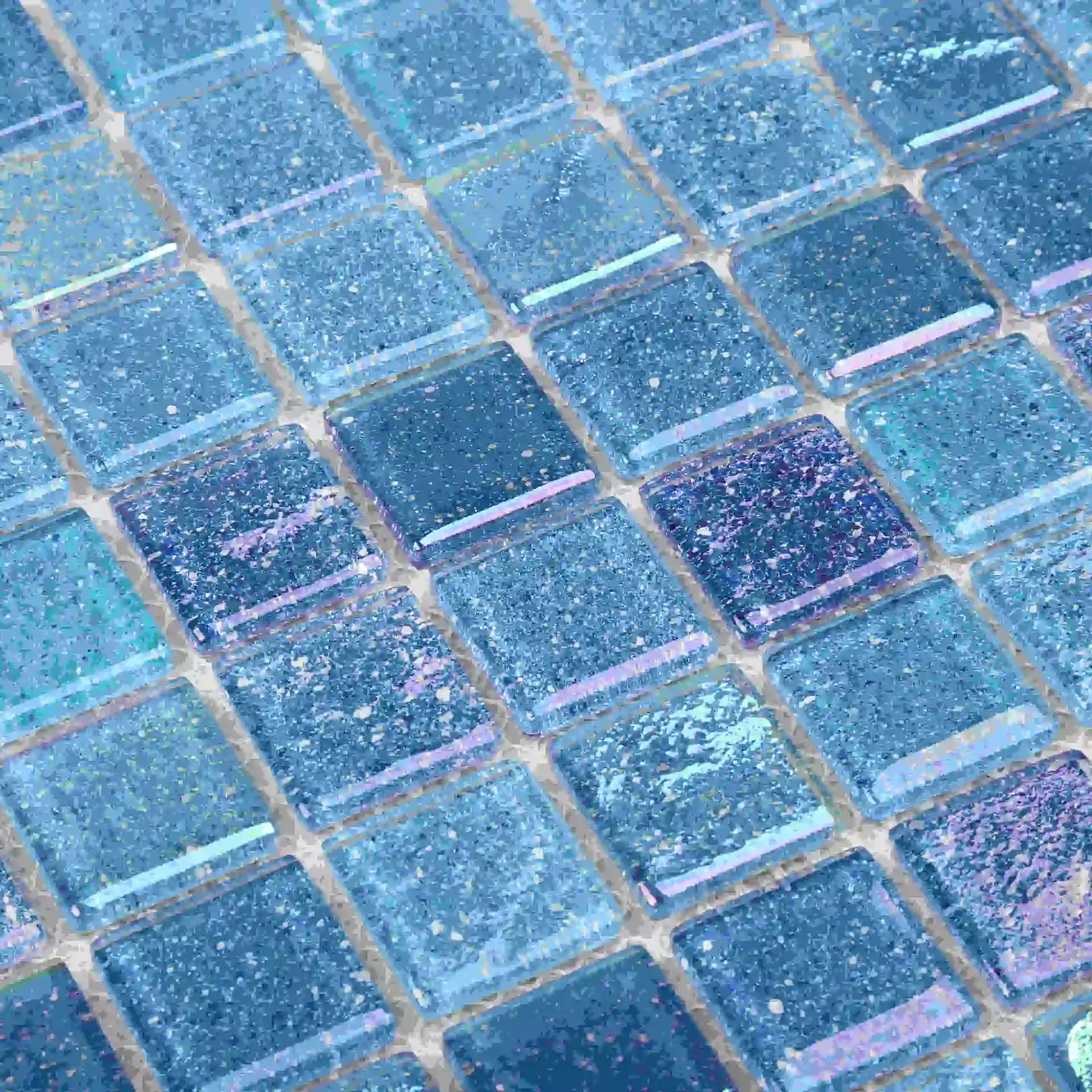 Blue Rainbow Color Swimming Pool Tile HXK01- A