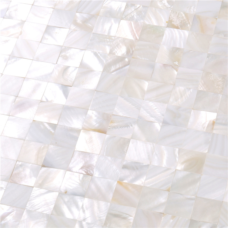 Natural Seashell White Mother Of Pearl Tile BK06