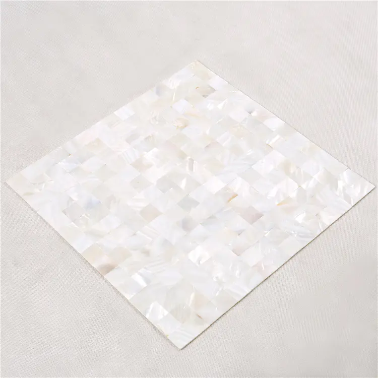 Natural Seashell White Mother Of Pearl Tile BK06