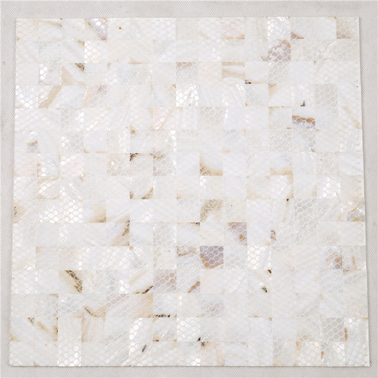 Natural Seashell White Mother Of Pearl Tile BK06