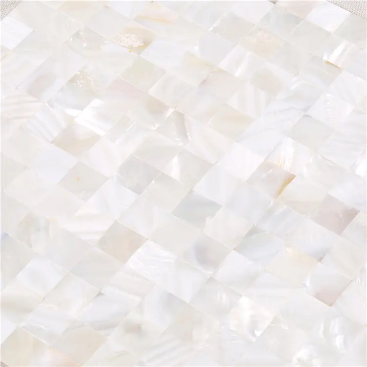 Natural Seashell White Mother Of Pearl Tile BK06