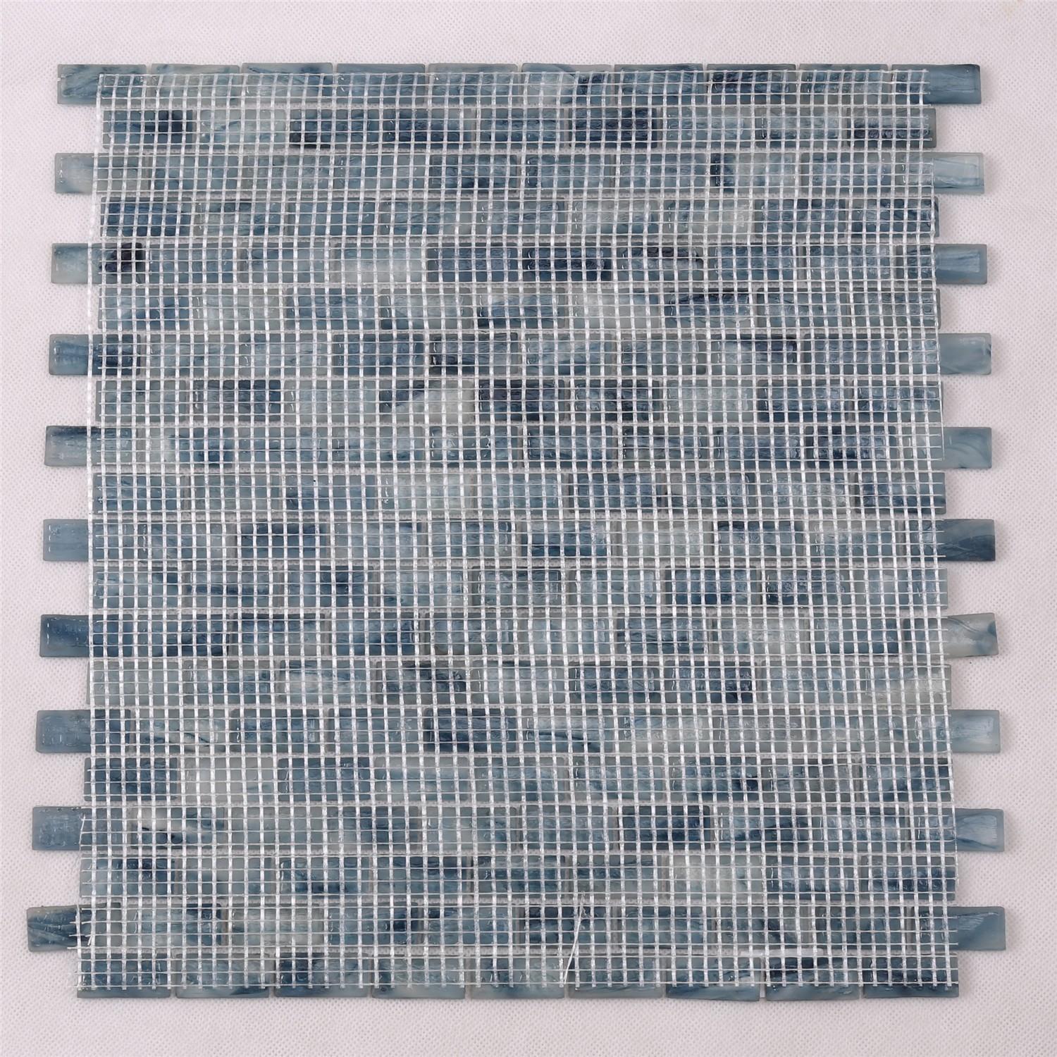 product-Heng Xing-Light Blue Waterline swimming Pool Mosaic Tiles Cheap Price NM766-img