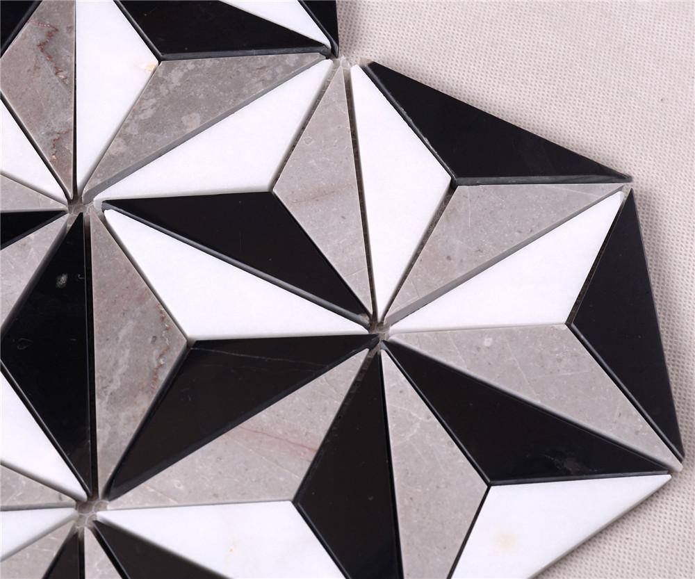 product-marble backsplashmosaic stone tile-Heng Xing-img