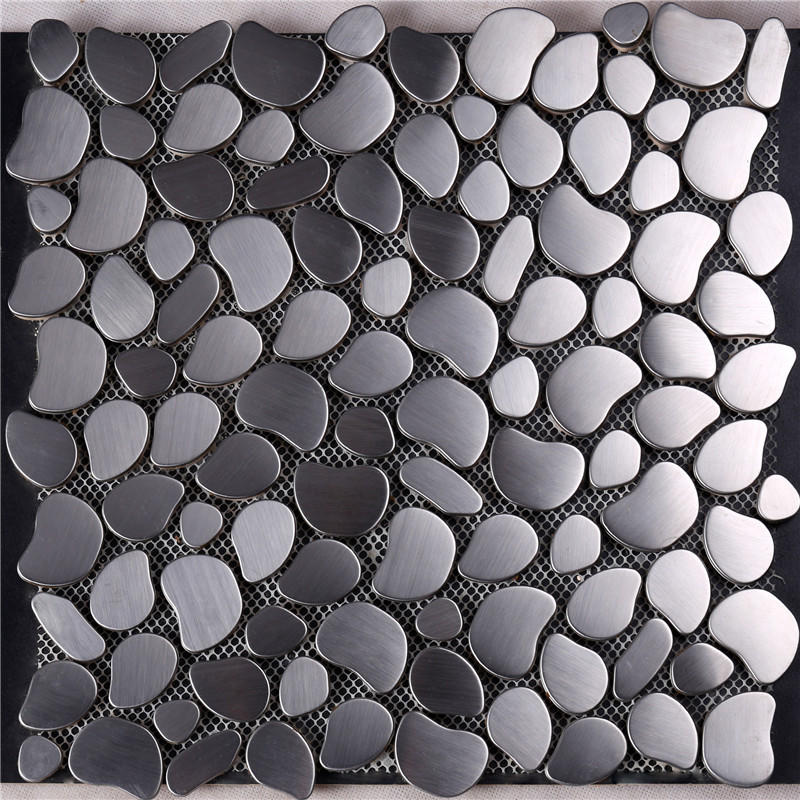 Decorative Cobble Pebble Shape Mosaic Tile for Stove