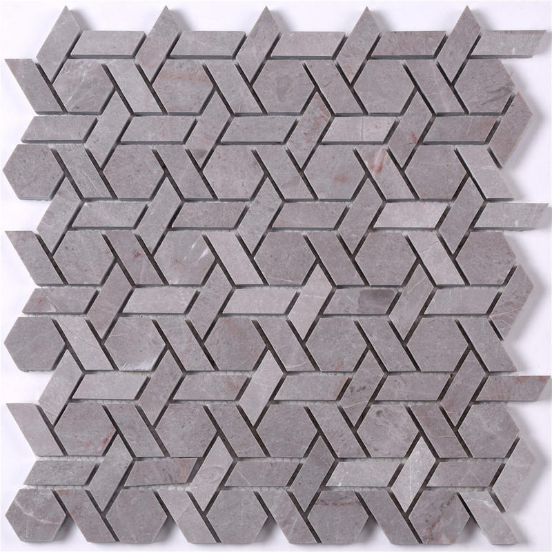Basket Shape Stone Mosaic Tile for Floor Decoration HSC140