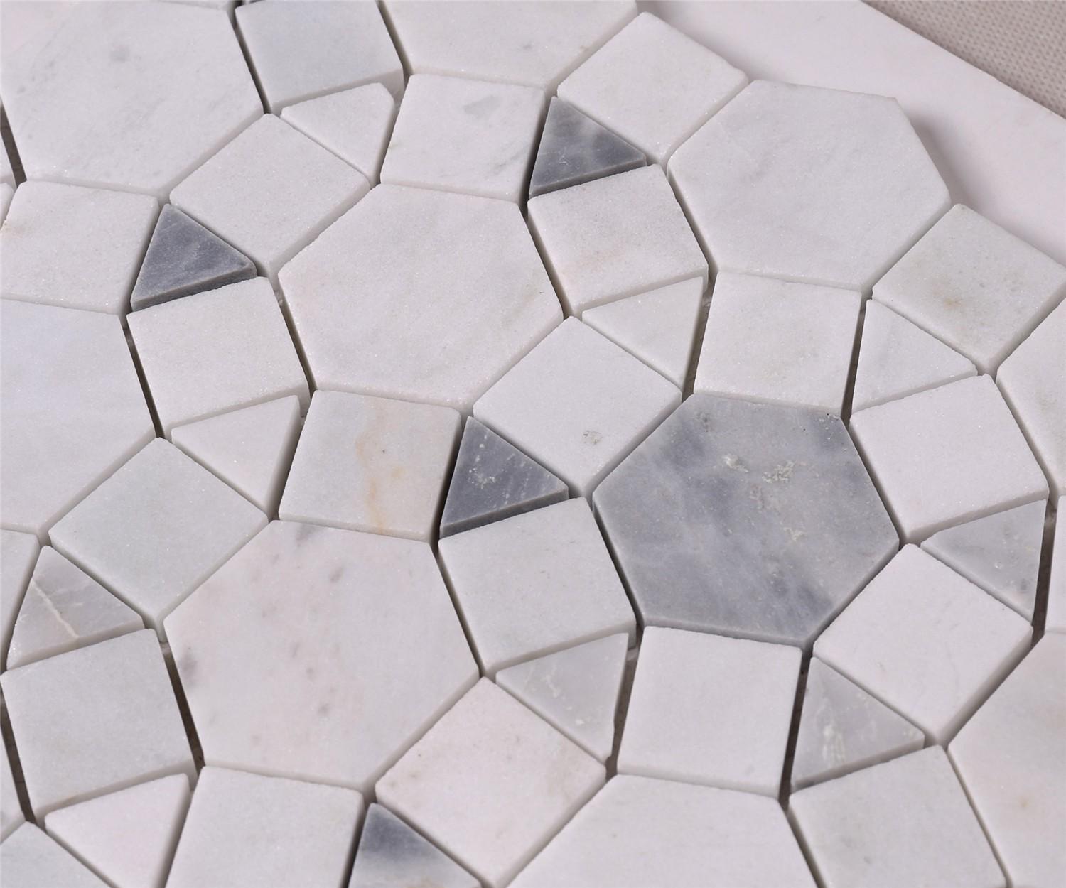 product-Carrara White Stone Mosaic-Heng Xing-img
