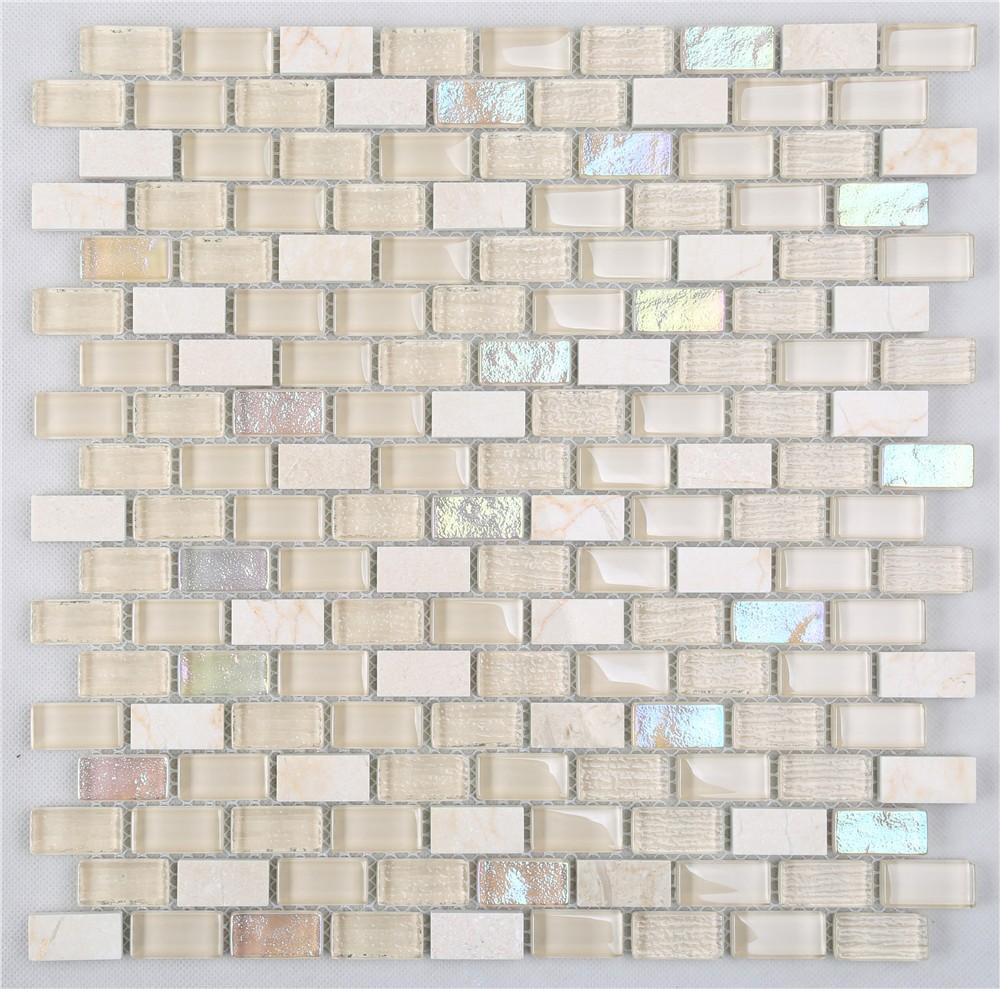 Heng Xing electroplated bamboo glass tile for business for living room-1