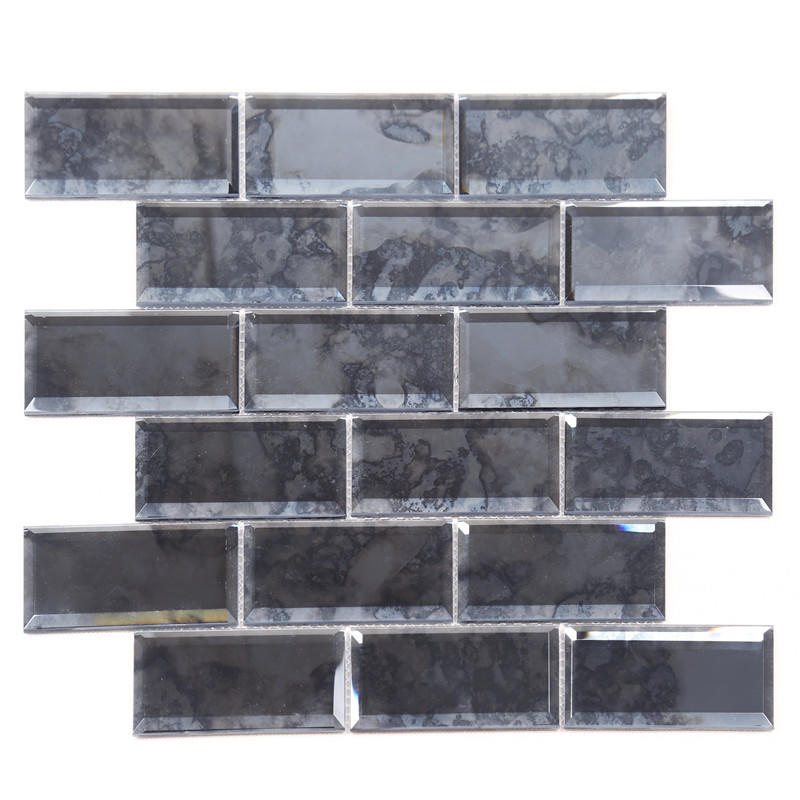 Antique Gray Classic Style Subway Tile Mirror Mosaic For Wall HFG23-B
