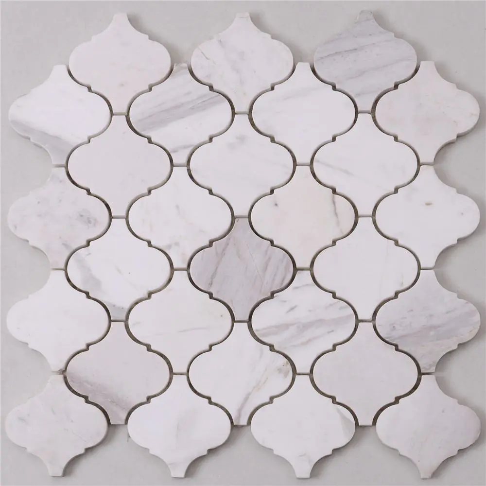 practical glass mosaic tiles white factory for hotel