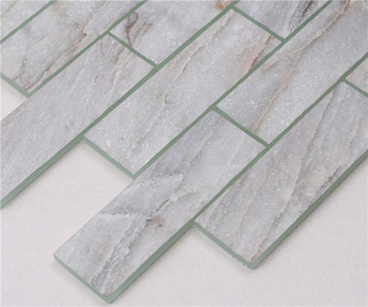 product-Beautiful inkjet printeding glass decorative mosaic wall tiles HSGW03-H-Heng Xing-img-104