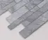 Heng Xing white gray glass subway tile backsplash for business