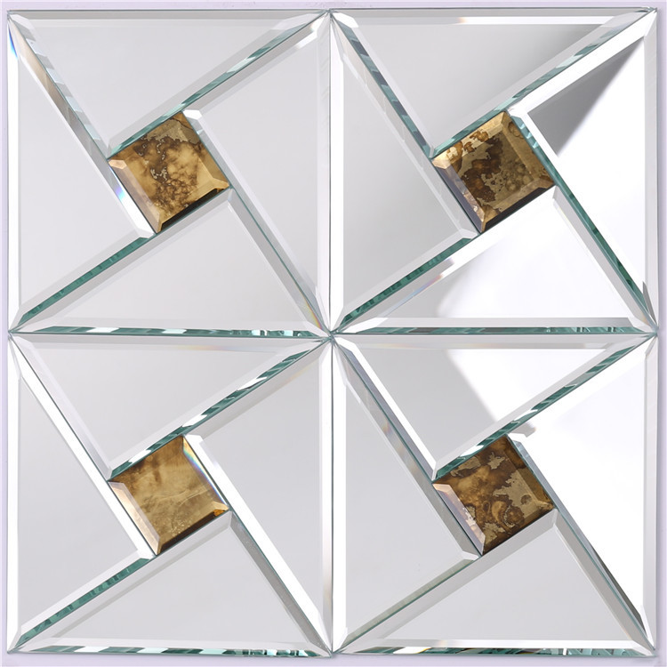 Platinum Silver Glass & Mirror Mix Mosaic - Hyperion Tiles