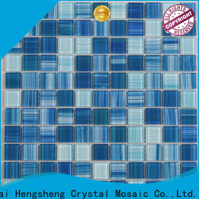 2x2 green glass mosaic tiles tile for business for swimming pool
