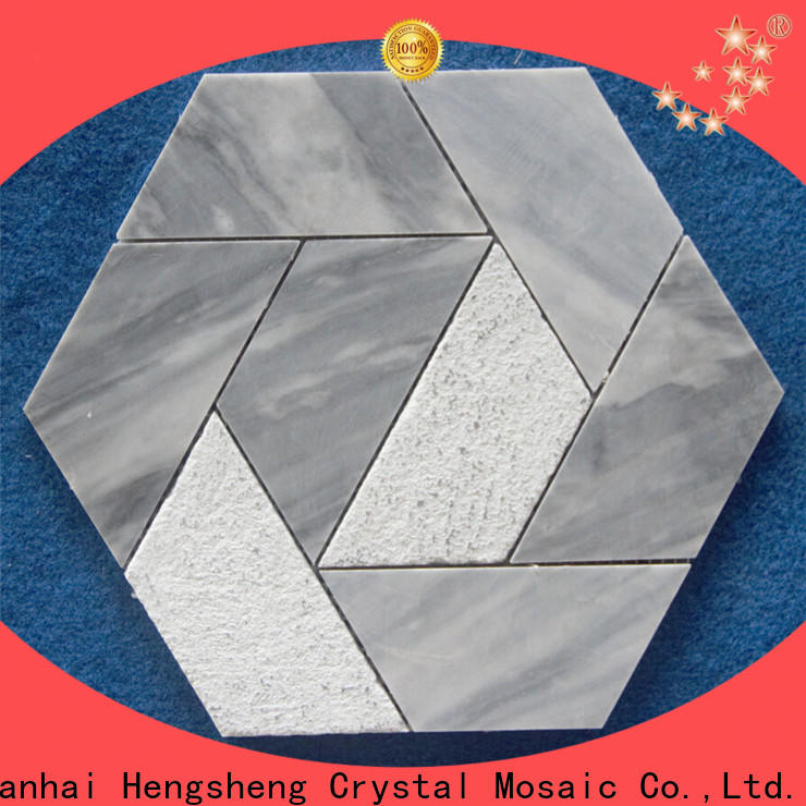 Latest marble glass mosaic tile stone factory for kitchen
