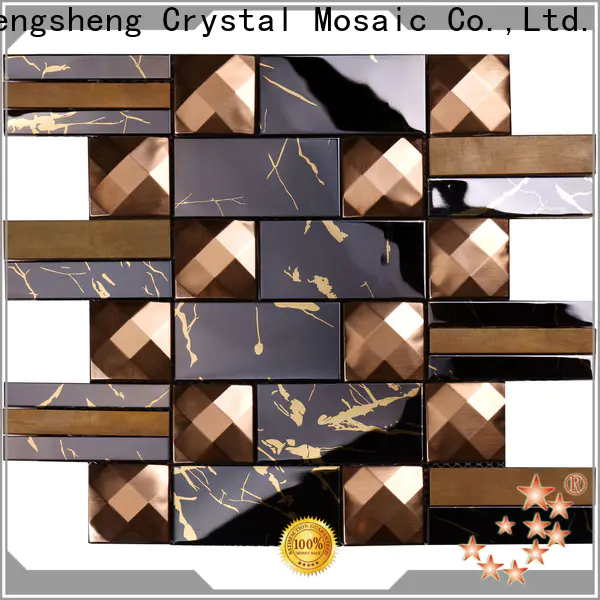 Heng Xing penny yellow mosaic tiles factory for villa