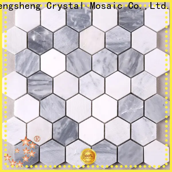 Heng Xing metal gray mosaic tile manufacturers for living room