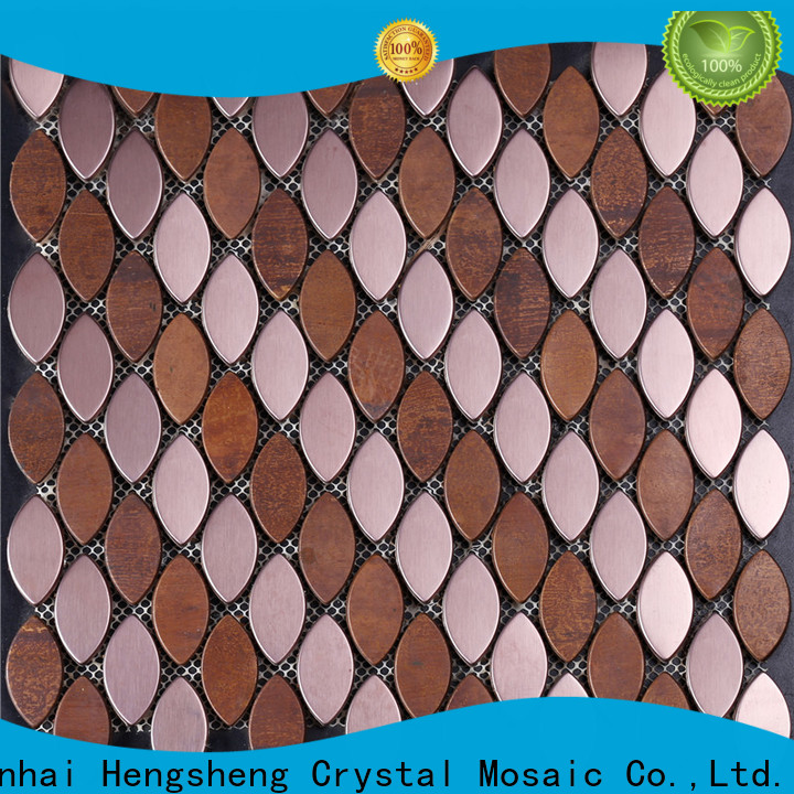 quality square mosaic tiles copper manufacturers for restuarant