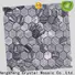 Heng Xing white marble glass mosaic tile factory for living room