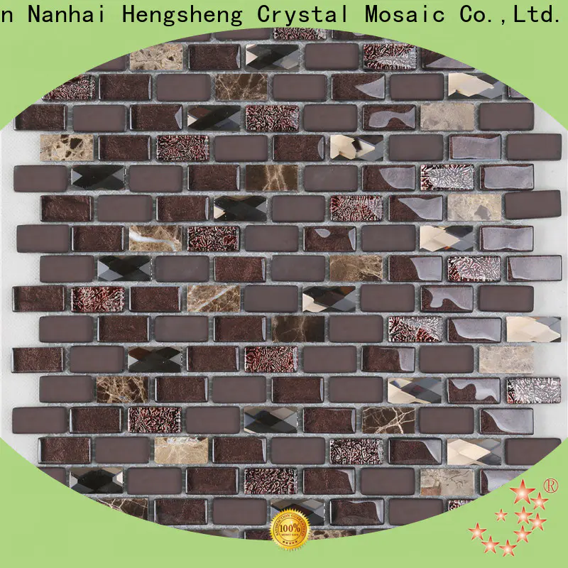 Heng Xing 3x3 backsplash glass tiles personalized for kitchen