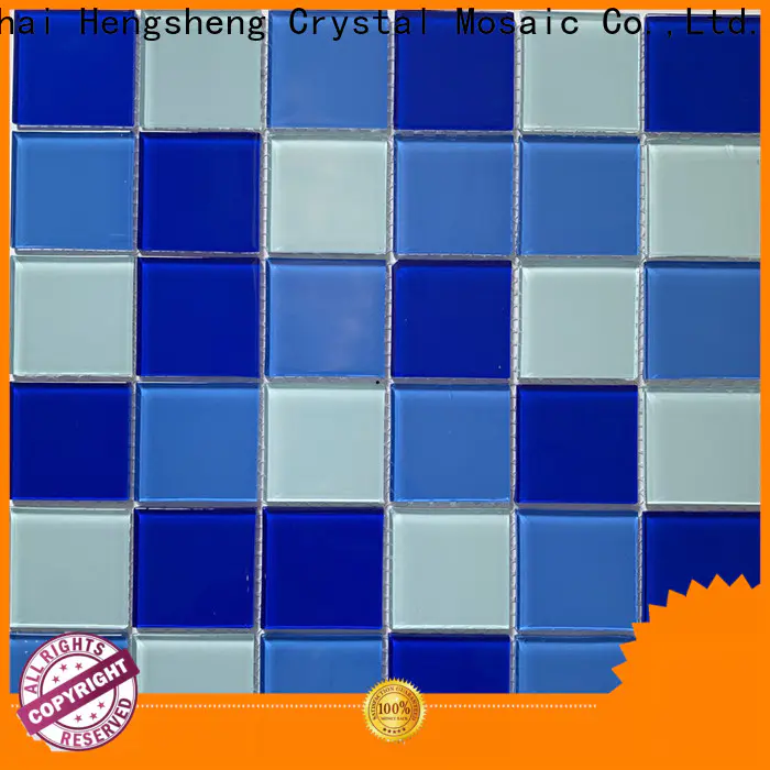 Heng Xing Latest blue mosaic bathroom tiles factory price for bathroom