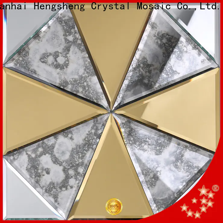 Heng Xing golden hexagon white tile wholesale for living room