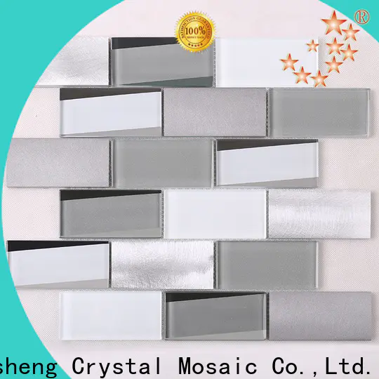 Heng Xing iridescent subway tile light gray factory for kitchen