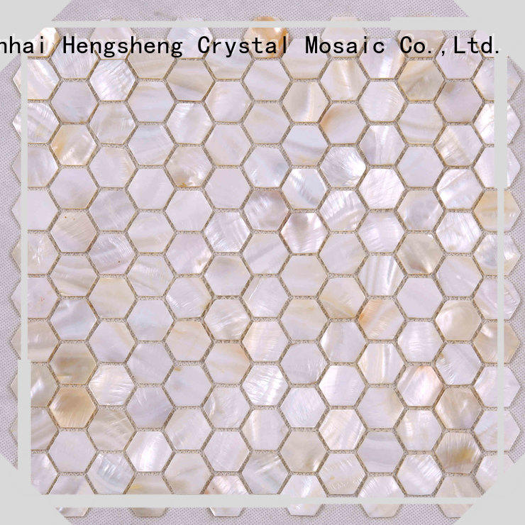 Heng Xing stone white chevron tile factory