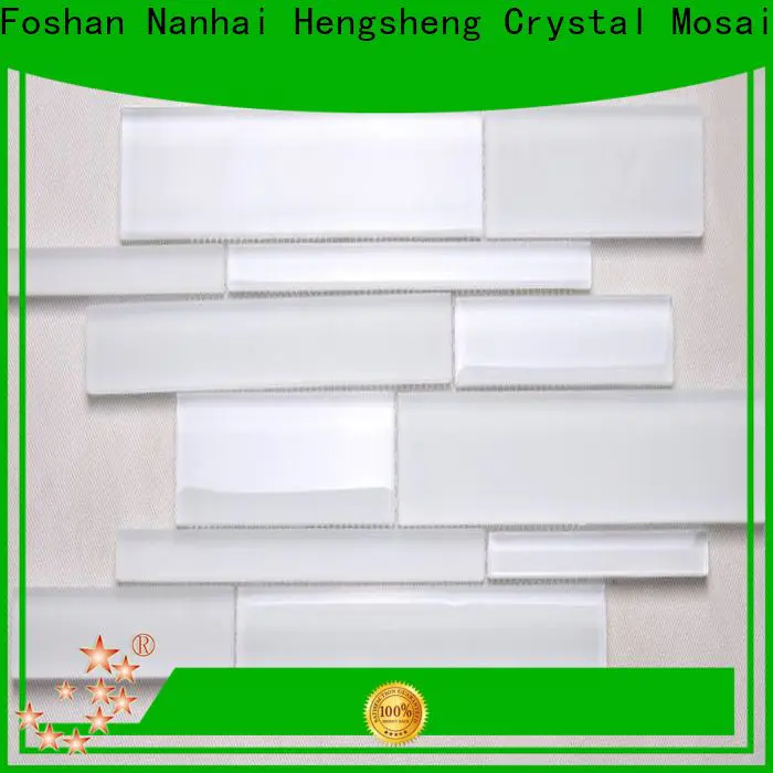 Heng Xing spray chevron glass tile backsplash company for living room