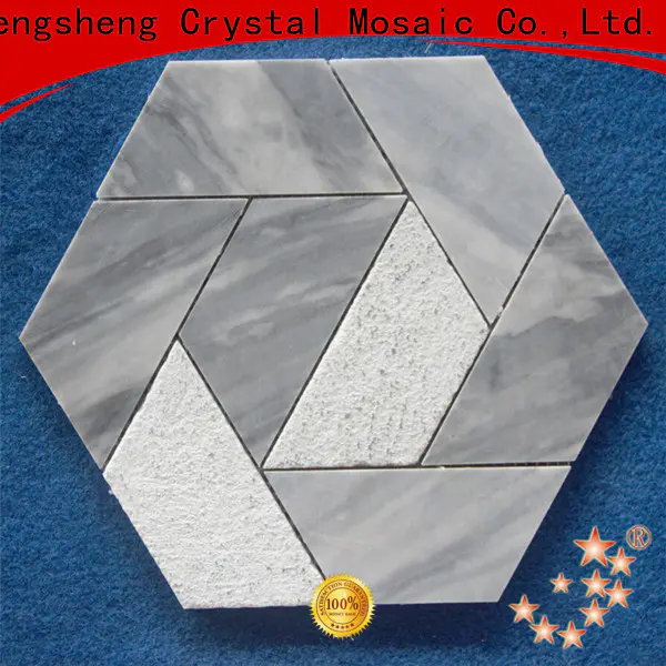 Heng Xing beautiful blue grey mosaic tiles company for backsplash
