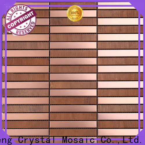 Heng Xing certificated metal mosaic tile Suppliers for bathroom