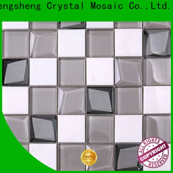 Heng Xing square wavy tile backsplash for business for villa