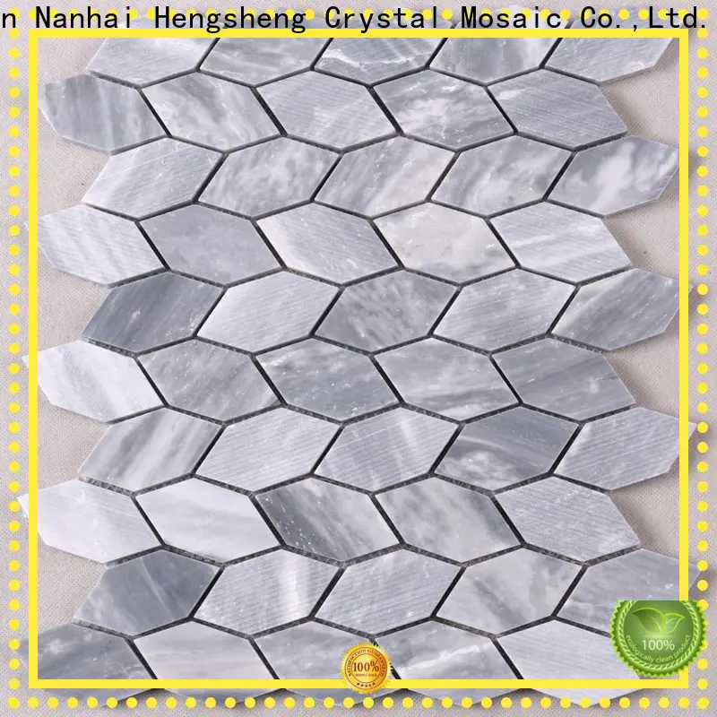 Heng Xing Latest marble mosaic tile factory for living room