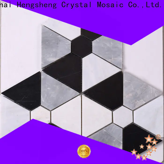 Heng Xing stone marble mosaic tile backsplash company for living room