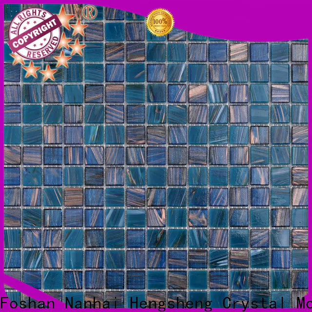 Heng Xing deck fish scale glass tile Suppliers for swimming pool