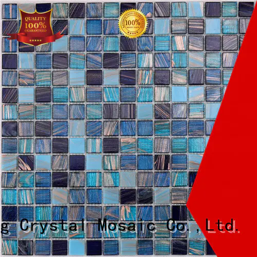 High-quality rectangular glass tiles deck Suppliers for swimming pool