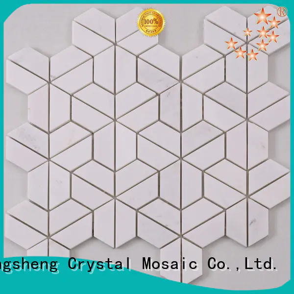 Heng Xing gray square mosaic tiles Supply for kitchen