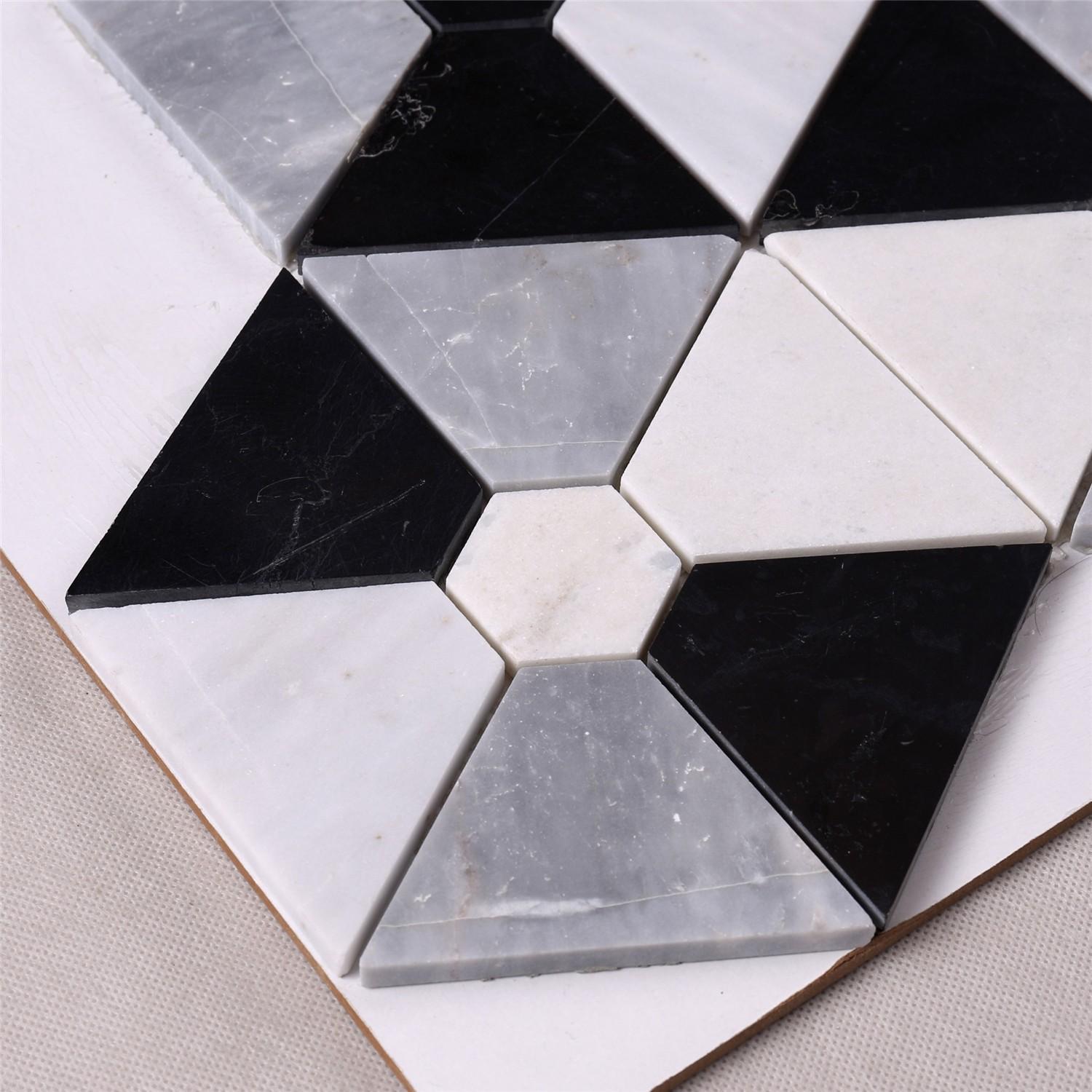Heng Xing hexagon mosaic tile company Supply for hotel-3