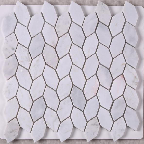 Top glass mosaic tiles for wall white from China for kitchen-1