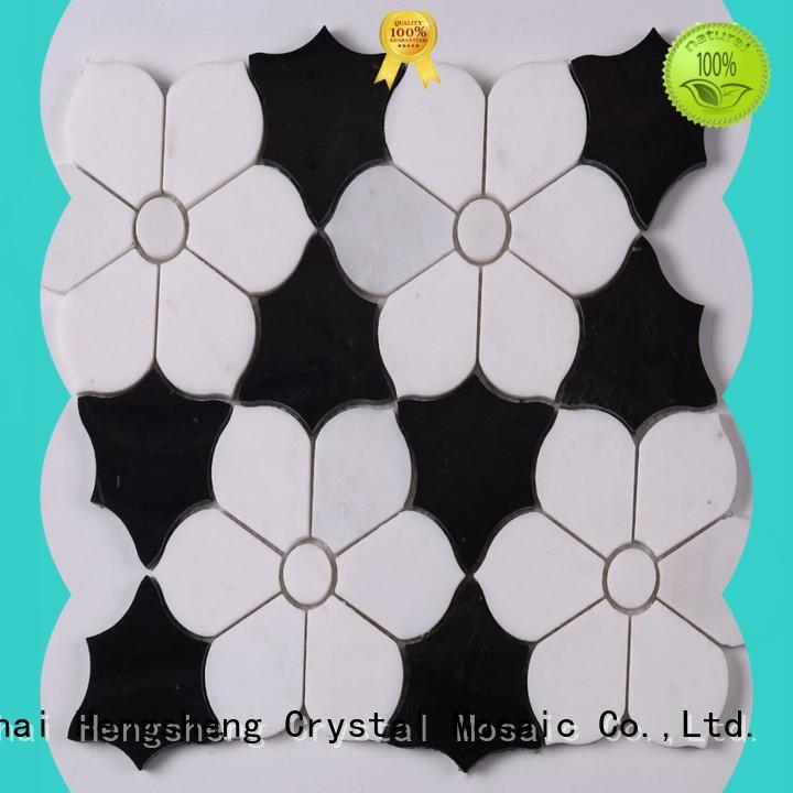 durable tiendas de mosaic glass en eeuu hexagon customized for villa